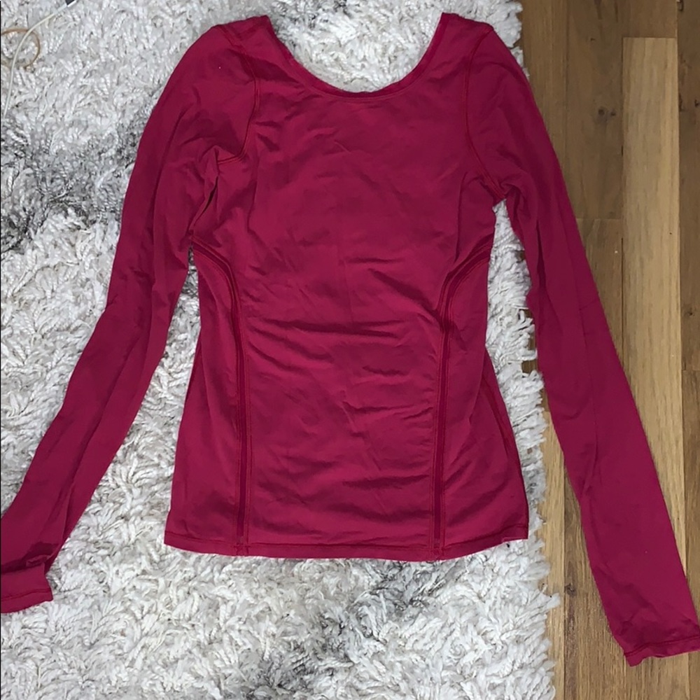 Lululemon long sleeve workout top